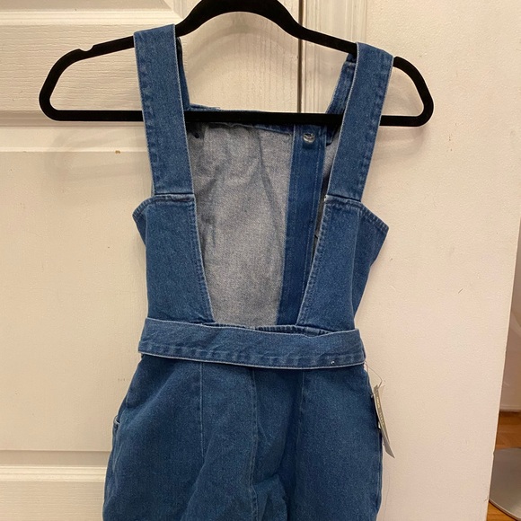 ASOS Denim Belted Dress size US 4 - Picture 5 of 6